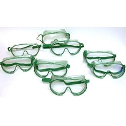 Goggles 8 Perforated Clear Safety Glasses