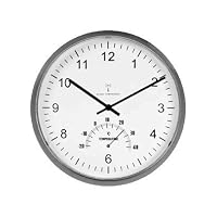 Unilux Wanduhr TEMPUS metallgrau