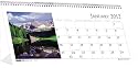 House of Doolittle Earthscapes Scenic Tent Calendar 12 Months January 2012 to December 2012, 8.5 x 4.25 Inch, Color Photo, Recycled (HOD3649)