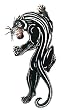 Crawling Panther Temporary Tattoo Body Art