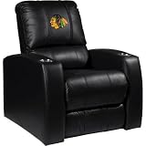 Home Theater Recliner with NHL Chicago Blackhawks Panel
