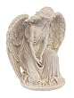 Pack of 2 Inspirational Statuary Ornate Kneeling Angel Statues 13"