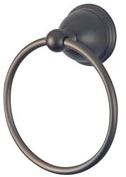 Kingston Brass BA3964ORB Restoration 6-Inch Towel Ring, Oil Rubbed Bronze