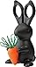 Unbekannt Desk Bunny QL10115-BK Desk Set with Scissors and Paper Clip Holder Plastic Black Orange