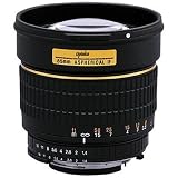 Opteka 85mm f/1.4 Medium Telephoto Portrait Lens for Sony Alpha A900, A700, A380, A350, A330, and A230 Digital SLR Cameras
