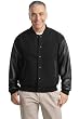 Wool and Leather Letterman Jacket