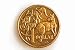 Australian $1 Coin - 72W x 48H - Peel and Stick Wall Decal by Wallmonkeys