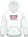 Warning Swine Flu Test Subject Keep Back Sign Logo Men's Hoodie Sweat Shirt White XL