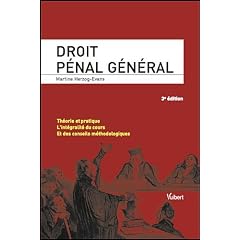 Droit p�nal g�n�ral