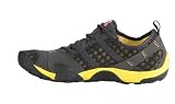 New Balance Mens MT10 Minimus Trail Running Shoe,Grey/Yellow,10.5 D US