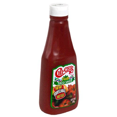 Chi Chi's Taco Sauce Squeeze, 10-Ounce Plastic Bottle (Pack of 12) by Chi Chi's