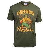 Green Bay Packers Men's Vintage Short Sleeve T-Shirt (Hunter)