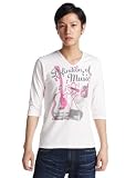 (ピンクポンク)PINCPONC リトルシンガー柄プリント7分TEE 1750057