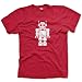 Retro Robot (White) Fine Jersey T-Shirt