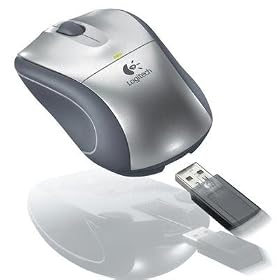 Cordless Laptop Mouse for PC or Mac - V320 by Logitech