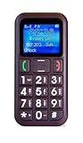 Digital Tec Big Button Easy to use Senior Citizen Mobile Phone for the elderly - Sim-Free, with FM radio and Torch function - SOS button and large easy to read display - Black