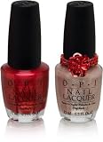 OPI Holiday In Hollywood Collection Double Feature 1 2 Piece Set Includes: HL704 Hollywood Blonde + HL708 No Autographs Please + Beaded Ring