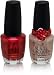 Beauty : OPI Holiday In Hollywood Collection Double Feature 1 2 Piece Set Includes: HL704 Hollywood Blonde + HL708 No Autographs Please + Beaded Ring