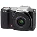 Pentax K-01 Compact System Camera with 40mm Pancake Lens - Black