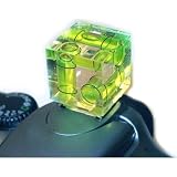 Opteka Hot Shoe Three Axis Triple Bubble Spirit Level for Digital and Film Cameras