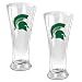 Michigan State Spartans NCAA 2pc Pilsner Set by Great American Products