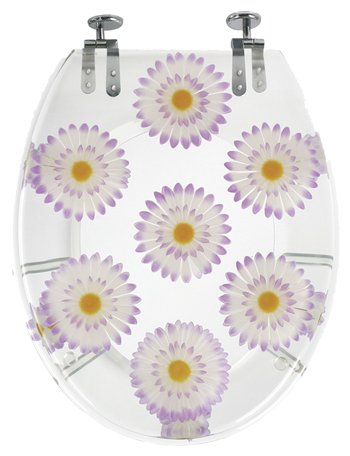 Puregadgets puregadgets the 7 lucky flower bathroom wc luxury toilet seat jh302