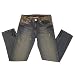 Womens Baby Phat regular wash tattered denim jeans. Very high quality jeans with an i...