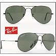 Ray Ban RB 3025 LARGE METAL AVIATIOR Sunglasses - Choose Color and Size