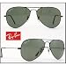 Ray Ban RB3025 LARGE METAL AVIATIOR Sunglasses - Choose Color and Size
