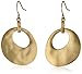 Kenneth Cole New York Worn Oval Earrings