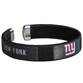 NFL New York Giants Fan Band Bracelet: Sports &amp; Outdoors