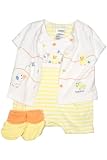 Rumble Tumble Newborn Baby 3pc Duck Romper Set
