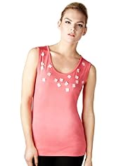 Limited Collection Floral Sequin Vest Top