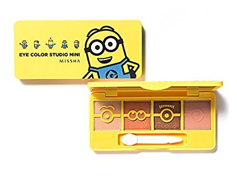 [Missha] Minions Edition Eye Color Studio Mini Palette 7.2g (#2 Coral Color)