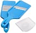 Kitchen & Housewares : Kuhn Rikon 3-Piece Quick Slice Mandoline Set, Blue