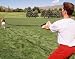 The Variable Resistance Trainer provides flexible resistance. The 10' elastic resistance band stretches to 30'. This training device minimizes the jarring effect with progressive and consistent resistance.