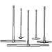 Mitutoyo 155-904, 1/2" to 6", 5 Piece Telescoping Gage Set