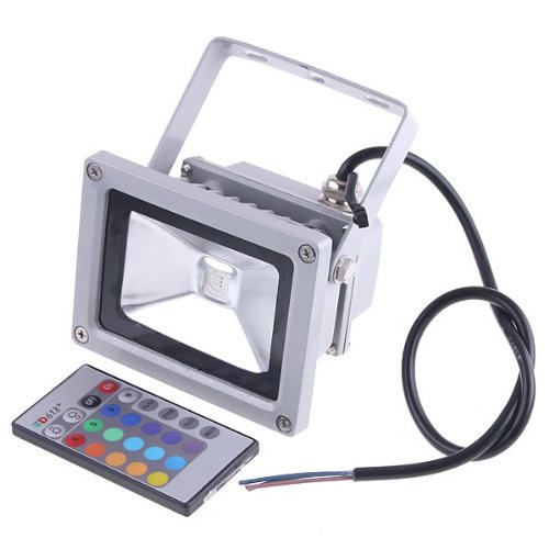 Hootoo 10W LED RGB multicolor Scheinwerfer Fluter Strahler Außenstrahler Flutlicht Licht wasserdicht über 60,000 Stunden Lebensdauer