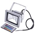 Hootoo 10W LED RGB multicolor Scheinwerfer Fluter Strahler Au�enstrahler Flutlicht Licht wasserdicht �ber 60,000 Stunden Lebensdauer