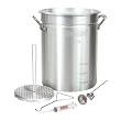 Bayou Classic 3025 30-Quart Aluminum Turkey Fryer Pot with Accessories