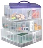 Snap 'n Stack Craft Organizer Large Square-3 Layers