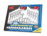 413ydoao6LL. SL160  6 Wrench Sets in 1! 56 Wrenches: SAE/Metric, Stubby/Long, Plus Hex Keys LIFETIME WARRANTY
