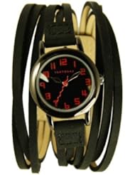 Tokyobay Ladies Gaucho Black Subtle Leather Watch