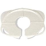 PRIMO Folding Potty with Handles, White granite