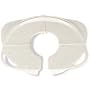 PRI Folding Potty with Handles, White granite