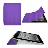 Couverture LUPO de haute qualit� � puce avec support pour iPad 2, 3, 4 (Violet)