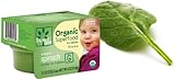 10 Months & Up Square One Organics Frozen Spinach Purees (12 Twin Packs), 24 individual 2 oz. servings