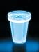 Glow in the dark drinking cup - Blue