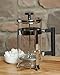 FP Coffee Maker French Press Coffee Maker w/ Glass Carafe and Sturdy Metal Frame: 34 oz (8 cup) capacity; smooth plunger, fine mesh filter, sturdy handle and frame, dishwasher safe parts.