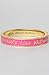 Disney Couture Jewelry The Beauty Lies Within Bracelet,Jewelry for Women, One Size,Pink